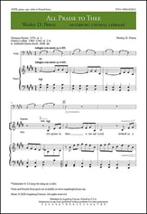 All Praise to Thee SATB choral sheet music cover